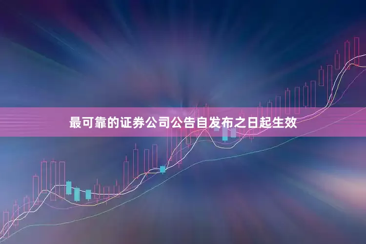 最可靠的证券公司公告自发布之日起生效